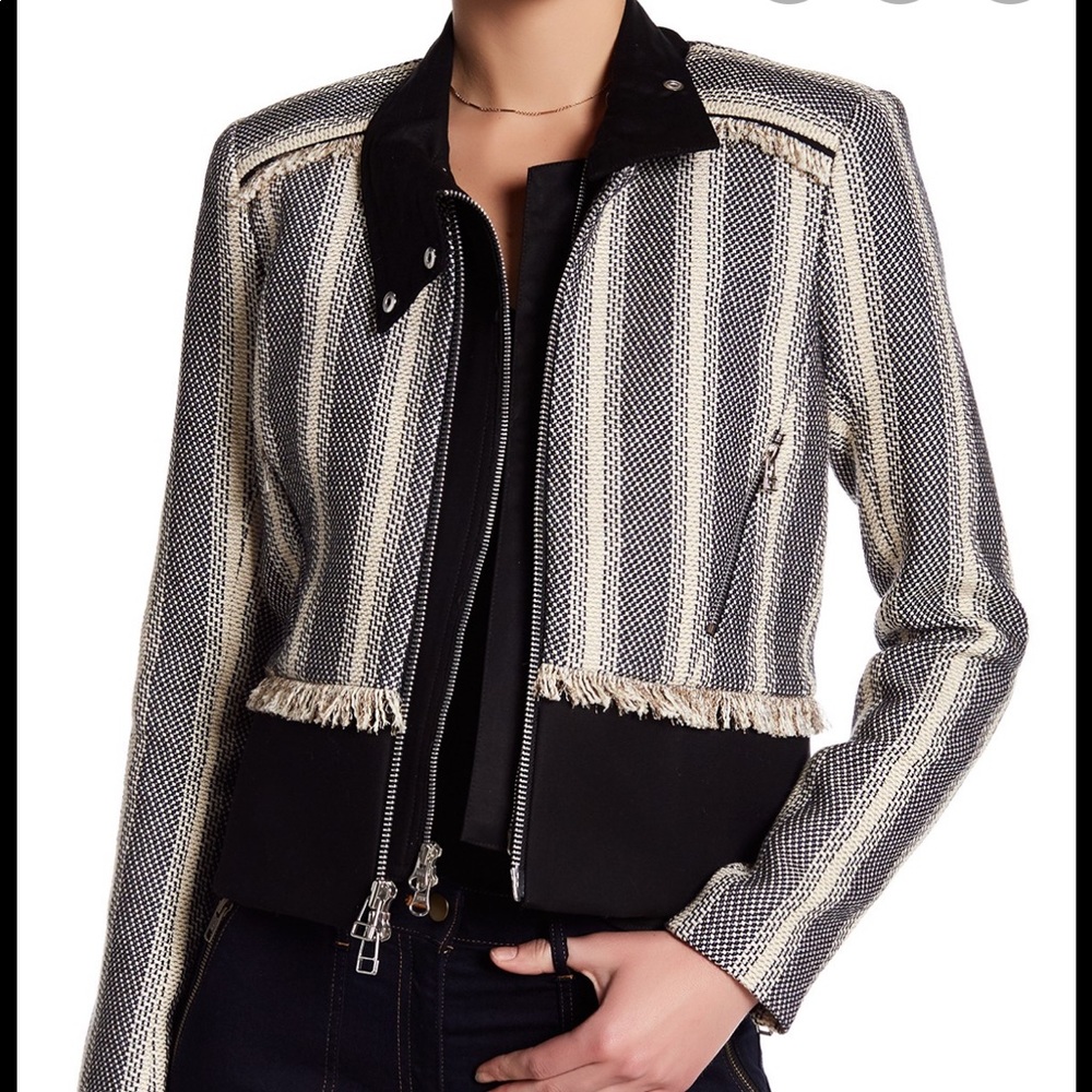 Veronica Beard Tweed Dickey Jacket Size 6